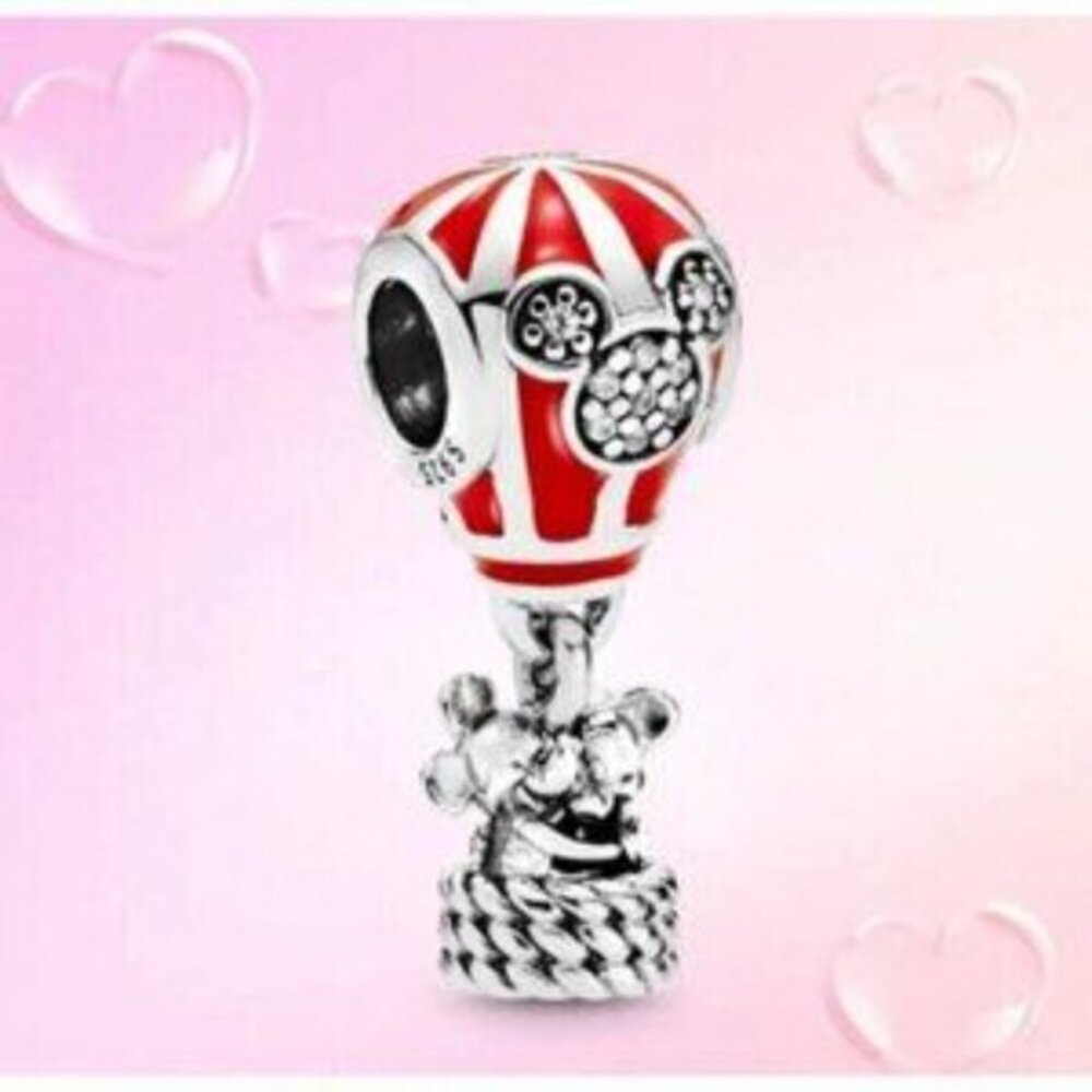 PANDORA Disney Mickey Minnie Hot Air Balloon Charm